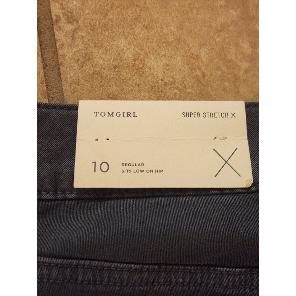 American Eagle Nwt Tomgirl Super Stretch X  Size 10 Regular Pants - Picture 7 of 9